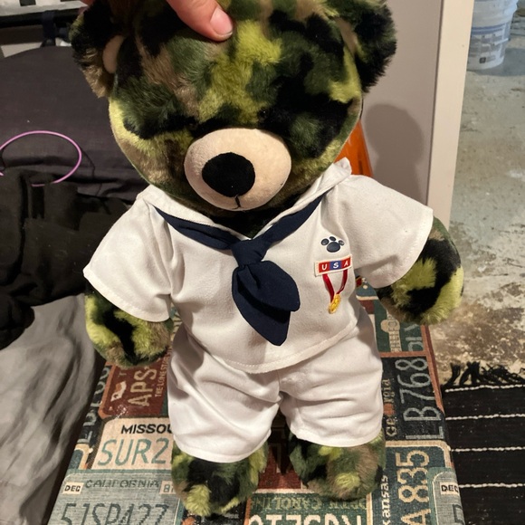 Build-A-Bear Camo Sailor Bear - Picture 2 of 16
